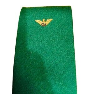 VINTAGE: Gorgeous Dark Green, Giorgio Armani Tie!